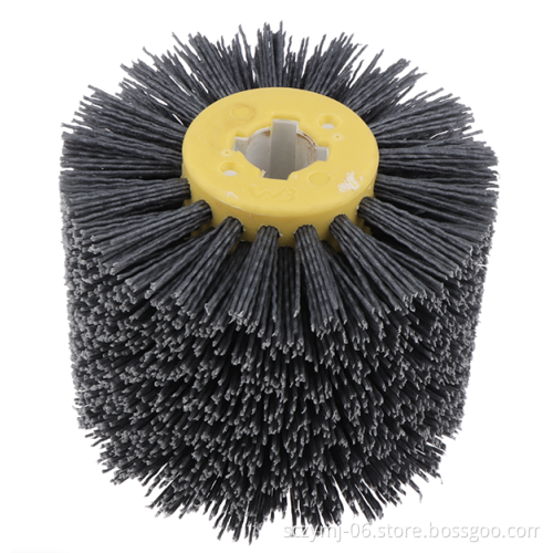 High Density Abrasive Wire Flap Wheel - 120x100mm, 80/120/180/240 Grit for Fine Polishing